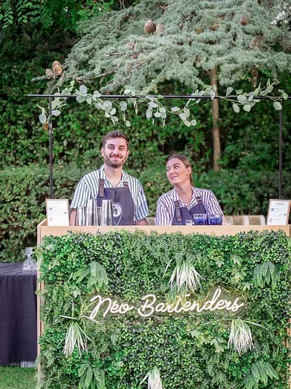 Titouan et Maëva, les fondateurs de Néo Bartenders
